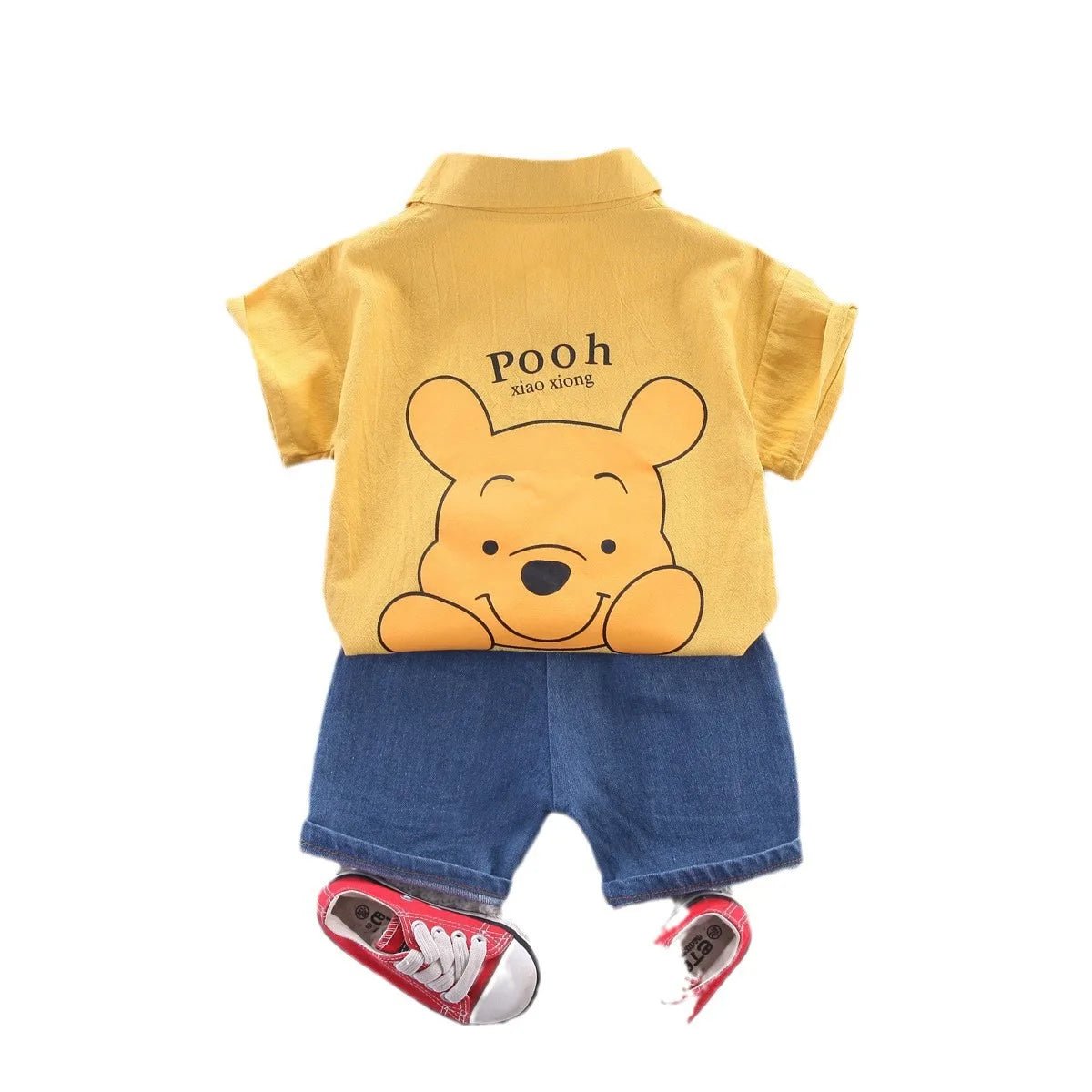 Boys Summer Cartoon Shirt & Shorts Set