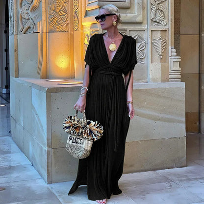 European & American Style Halter Summer Dress