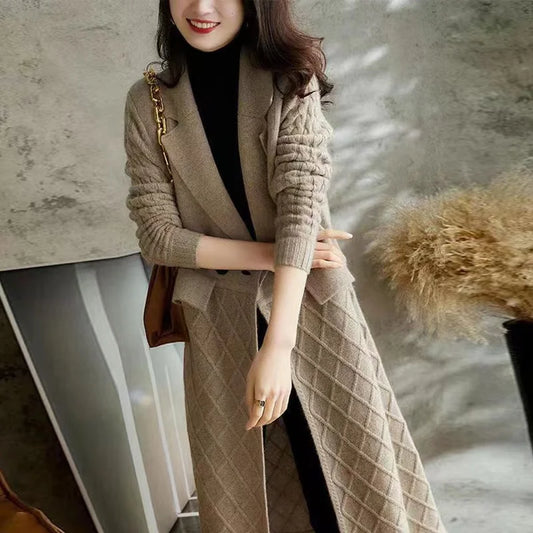 Korean French Style Cashmere Cardigan