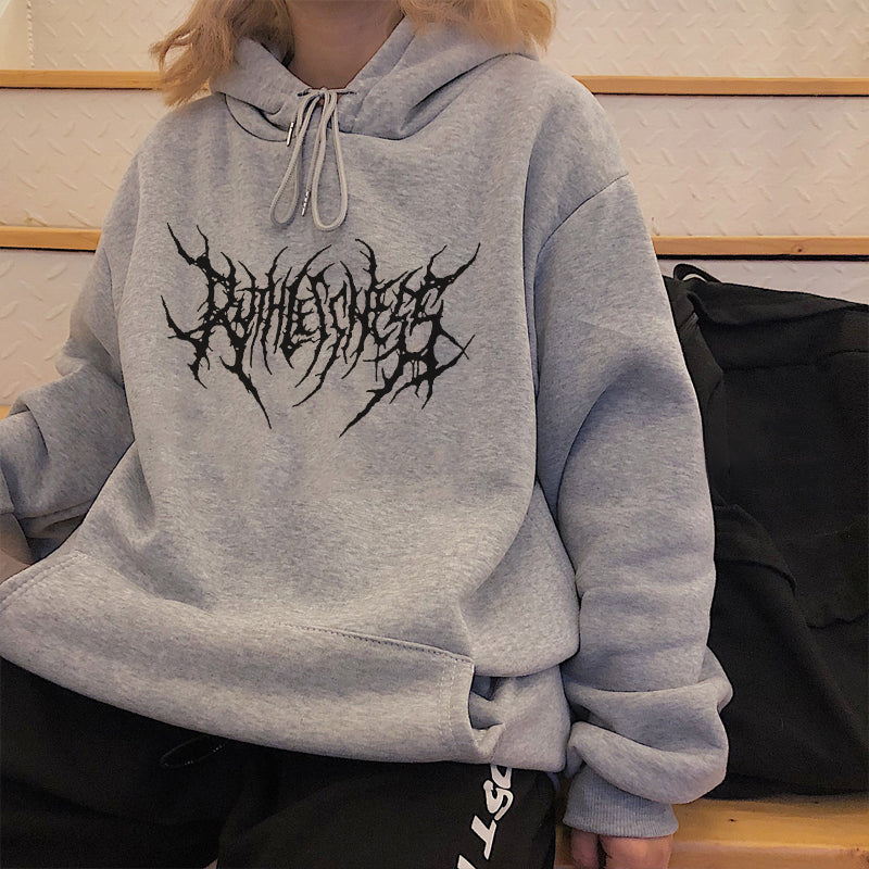 Casual Gothic Hoodie – Streetwear