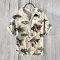 Men’s Multi-Color V-Neck Casual Shirt – Relaxed Fit
