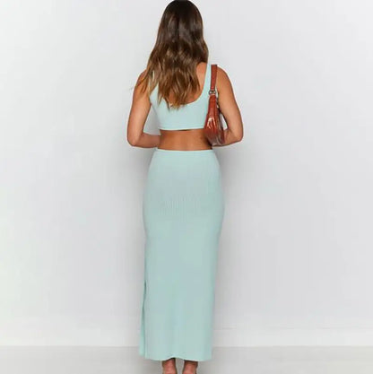 Sleeveless Y2K High Waist Dress