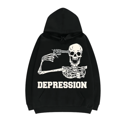 Casual Gothic Hoodie – Streetwear